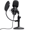 Studio microphone TRUST GXT 269 Emita II — USB wired, metal housing, table mount, black (42×162×42 mm)