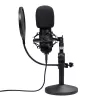 Studio microphone TRUST GXT 269 Emita II — USB wired, metal housing, table mount, black (42×162×42 mm)