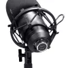 Studio microphone TRUST GXT 269 Emita II — USB wired, metal housing, table mount, black (42×162×42 mm)