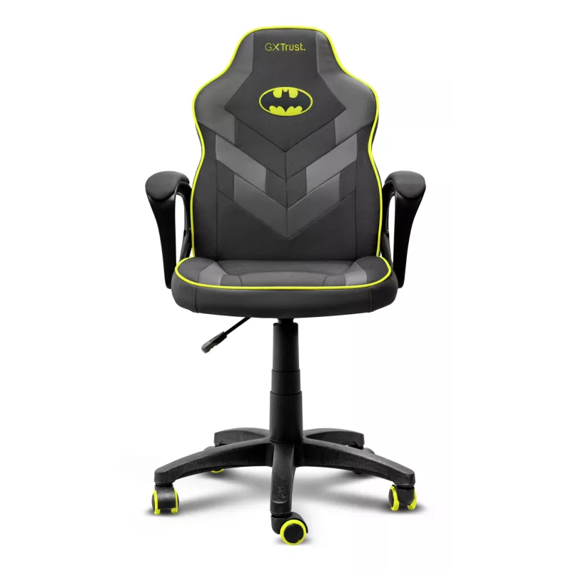PC gaming chair TRUST 25786 — padded seat, max weight 110 kg, seat 44×44 cm, max height 100 cm, black/yellow