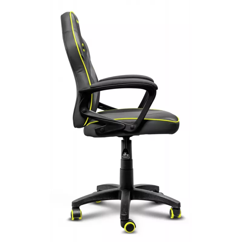 PC gaming chair TRUST 25786 — padded seat, max weight 110 kg, seat 44×44 cm, max height 100 cm, black/yellow