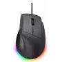 Gaming mouse TRUST GXT 145 Rexxa Right-hand USB Type-A 12800 DPI, wired, RGB wheel, black
