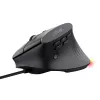Gaming mouse TRUST GXT 145 Rexxa Right-hand USB Type-A 12800 DPI, wired, RGB wheel, black