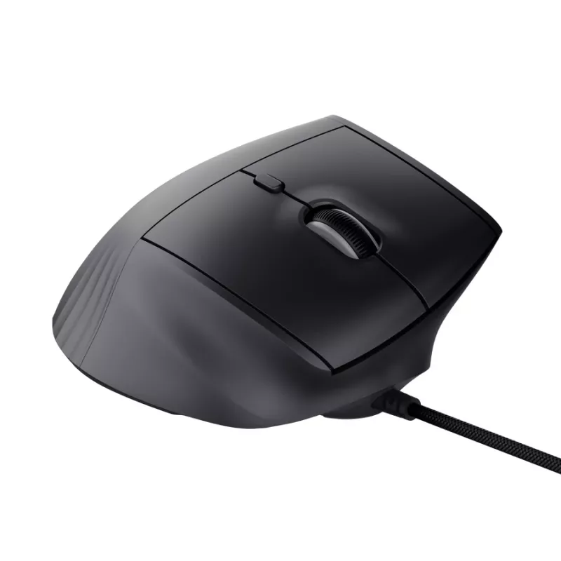 Gaming mouse TRUST GXT 145 Rexxa Right-hand USB Type-A 12800 DPI, wired, RGB wheel, black