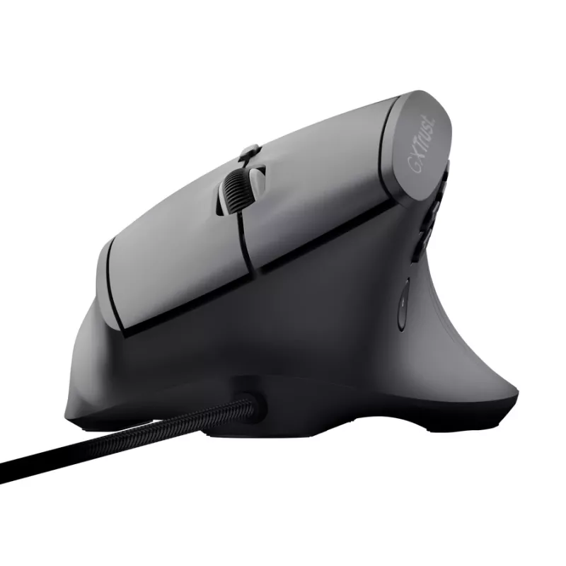 Gaming mouse TRUST GXT 145 Rexxa Right-hand USB Type-A 12800 DPI, wired, RGB wheel, black
