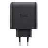 TRUST Maxo 65W indoor AC fast charger, 3× USB-C, max 20V, 2m cable, black
