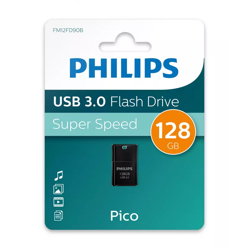 Philips Pico USB flash drive 128 GB USB Type-A 3.2 Gen 1 (3.1 Gen 1) Black