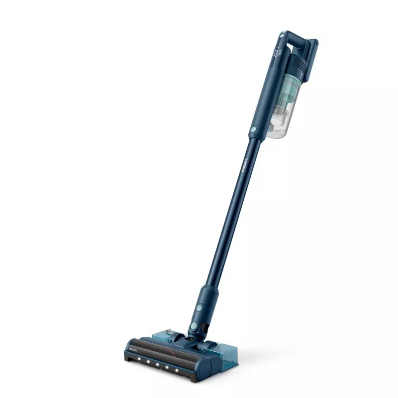 Stick vacuum Philips 5000 series XC5041/01 — cordless Li‑Ion 25.2V, dry & wet cyclonic bagless, loop handle, green