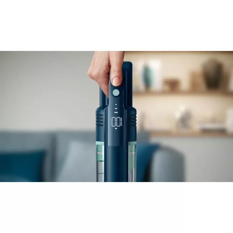 Stick vacuum Philips 5000 series XC5041/01 — cordless Li‑Ion 25.2V, dry & wet cyclonic bagless, loop handle, green