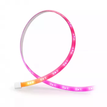 Philips Hue Flux strip light extension 5 m, Smart strip light, Bluetooth/Zigbee, White, Silicone, Multi, 48 W