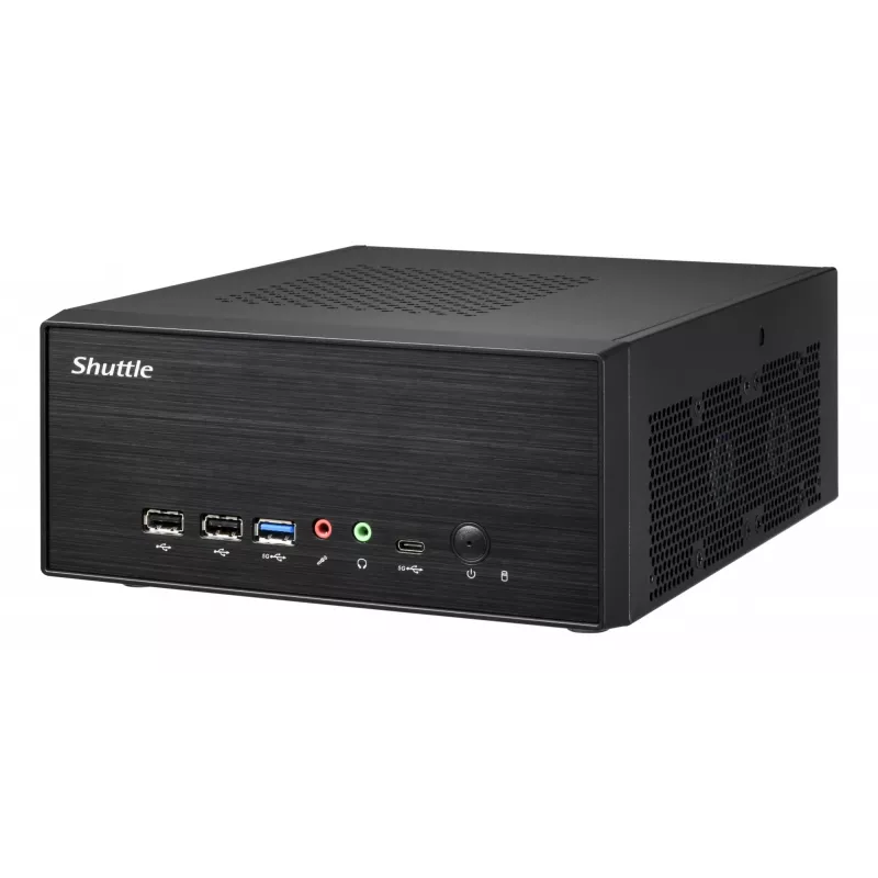 Shuttle XPC slim Barebone XB860G2 - S1851, Intel H860, 1xDP, 2xHDMI, 2 PCIe Slots (1x 16X & 1x X1), 2x Intel LAN (1G + 2.5G), 8x USB, 3x M.2, 24/7 permanent operation