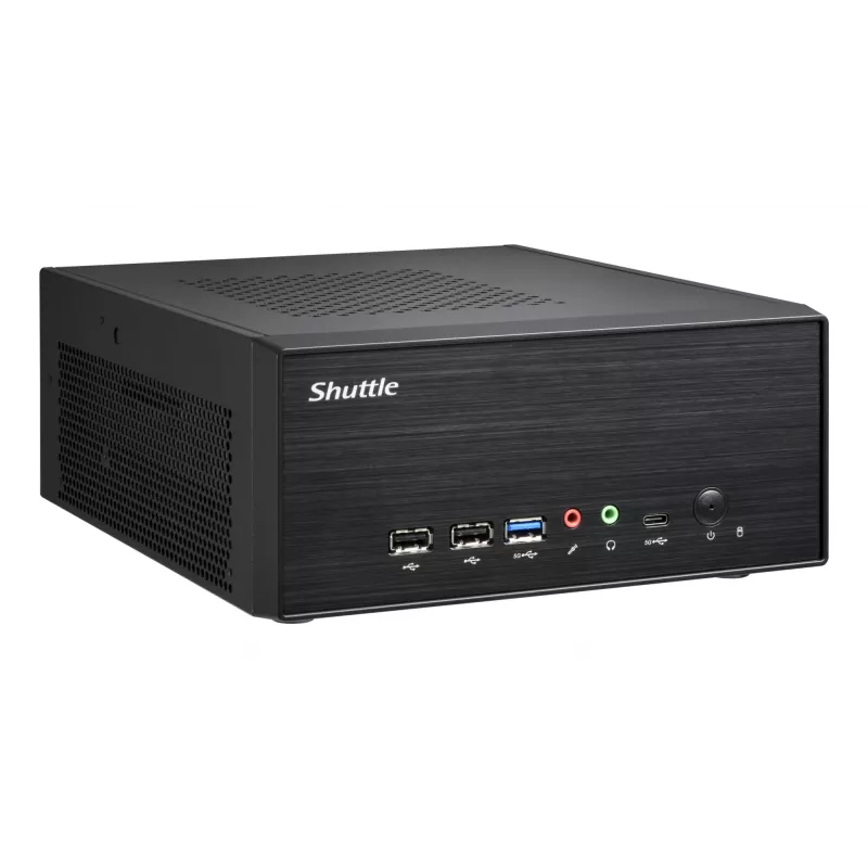 Shuttle XPC slim Barebone XB860G2 - S1851, Intel H860, 1xDP, 2xHDMI, 2 PCIe Slots (1x 16X & 1x X1), 2x Intel LAN (1G + 2.5G), 8x USB, 3x M.2, 24/7 permanent operation