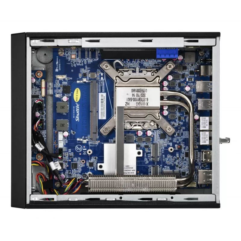Shuttle XPC slim Barebone XB860G2 - S1851, Intel H860, 1xDP, 2xHDMI, 2 PCIe Slots (1x 16X & 1x X1), 2x Intel LAN (1G + 2.5G), 8x USB, 3x M.2, 24/7 permanent operation