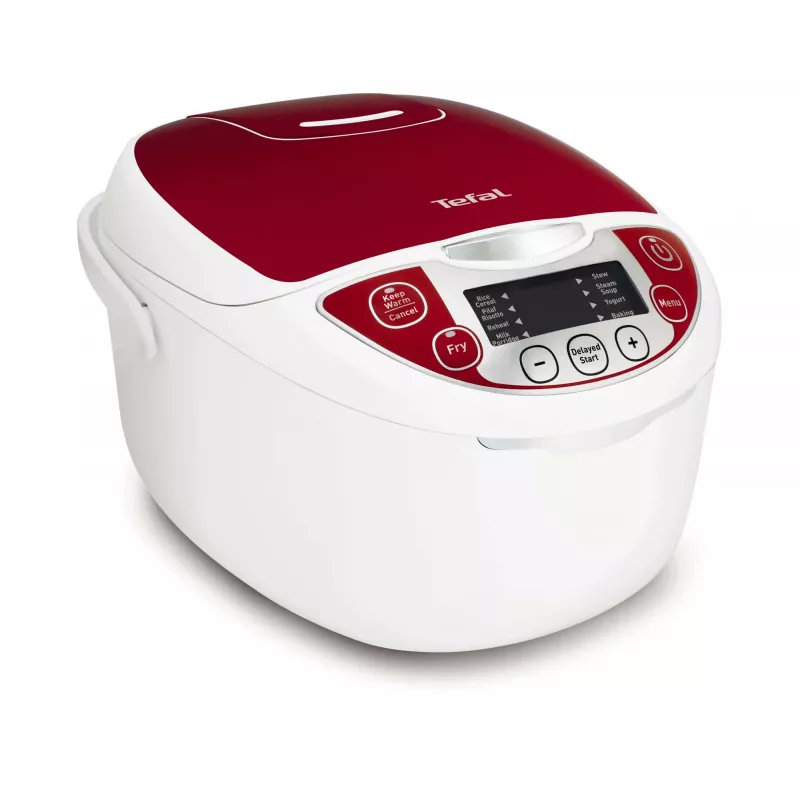 Tefal Multicook Pro 12 prog, 1.8 L, 750 W, Red, White, Ceramic, LCD, 24 h