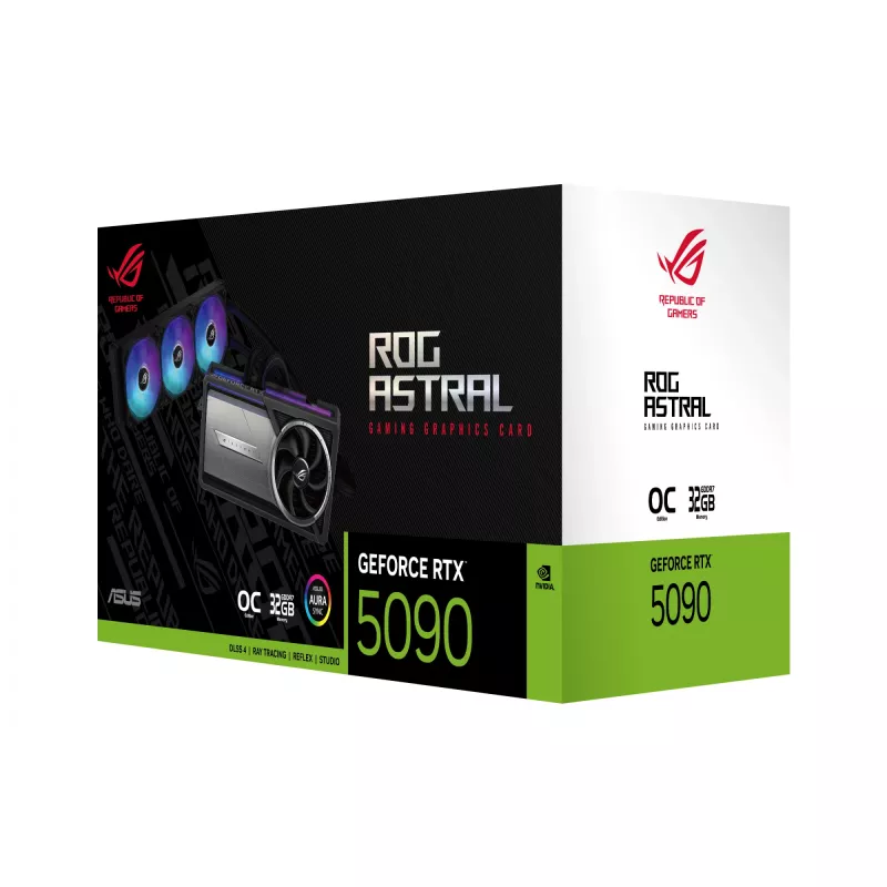 Graphics Card ASUS GeForce RTX 5090 — 32 GB GDDR7, 512-bit, PCIe 5.0, 4 displays, 2580 MHz boost
