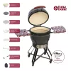 Kamado Pro 22 inch grill TARGUS Size M Dark grey