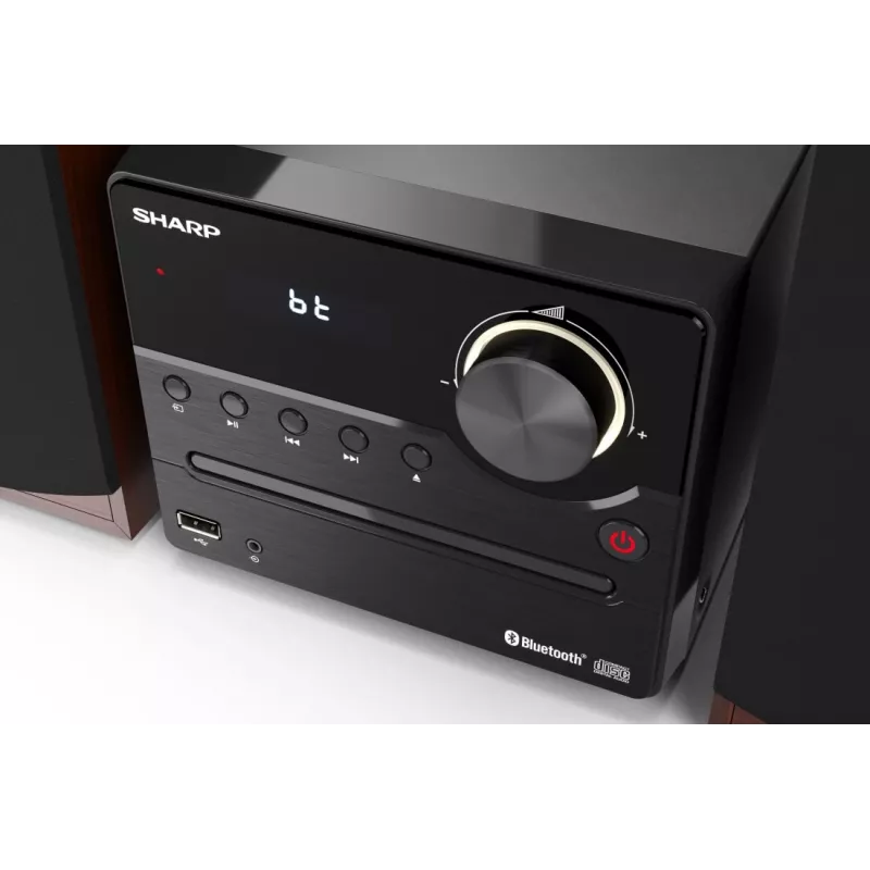 Sharp XL-B512(BR) home audio system Home audio micro system 45 W Brown