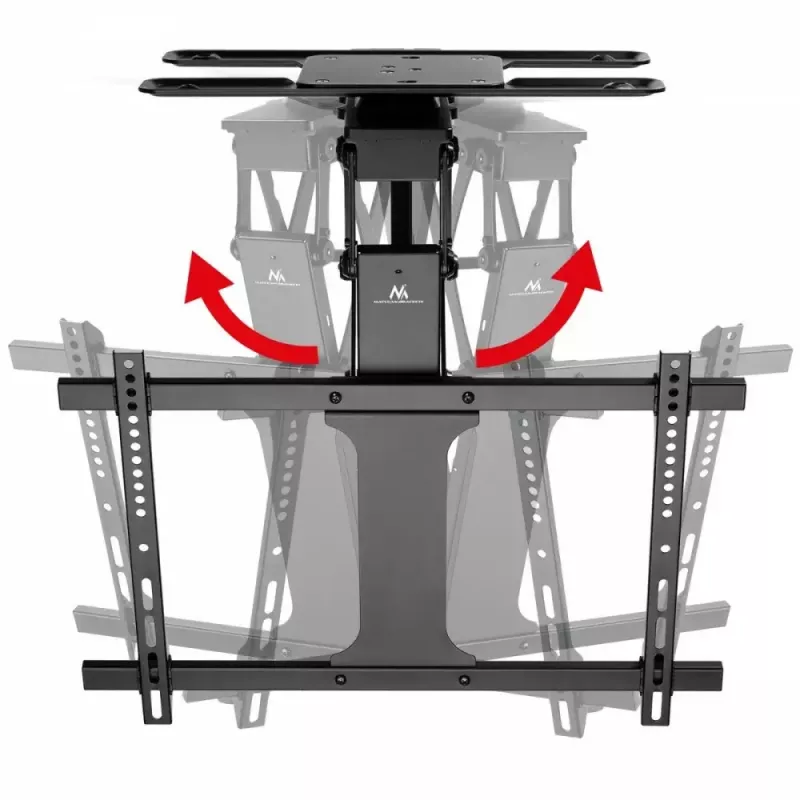 Ceiling electric TV mount MACLEAN MC-490 for 32–75 inch TVs, motorized tilt and rotation