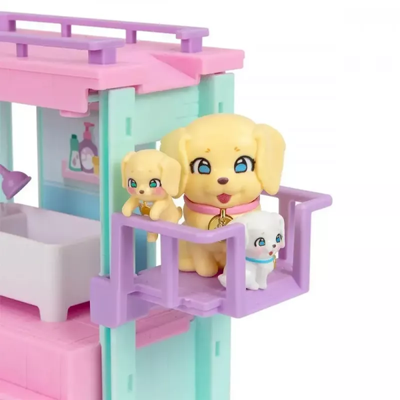 Interactive pet playset Cobi Set Little Live Pets Families Clinic MO-26673, playset with clinic accessories