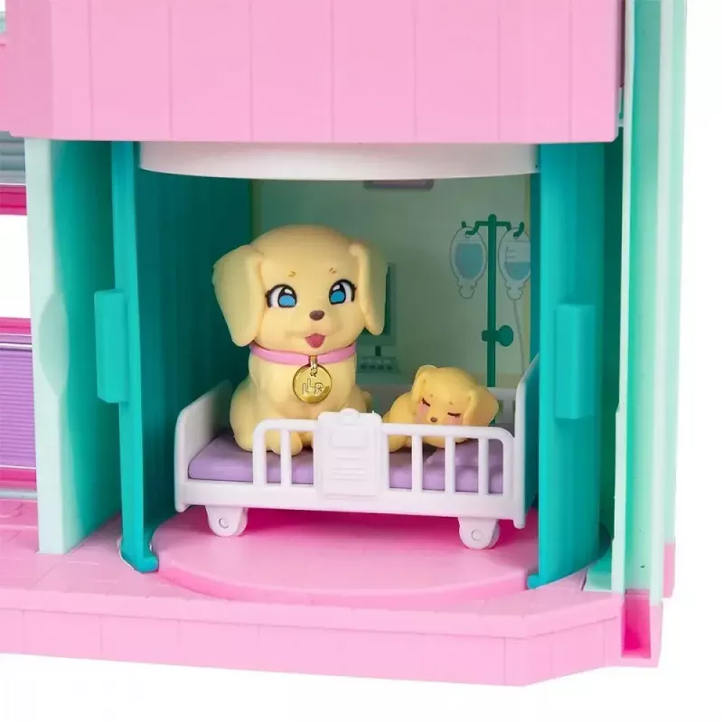 Interactive pet playset Cobi Set Little Live Pets Families Clinic MO-26673, playset with clinic accessories