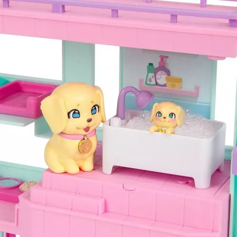 Interactive pet playset Cobi Set Little Live Pets Families Clinic MO-26673, playset with clinic accessories