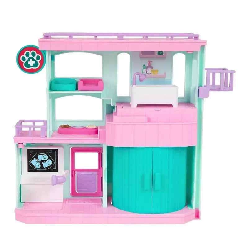 Interactive pet playset Cobi Set Little Live Pets Families Clinic MO-26673, playset with clinic accessories