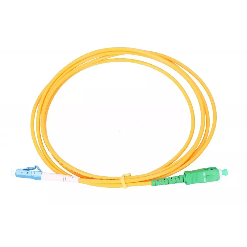 Patchcord Extralink SC/APC to LC/UPC Singlemode G.652D 3 mm simplex, 1 m
