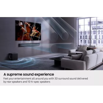 Samsung Q-series QS750F 5.1.2ch Soundbar with Subwoofer & Rear Speakers (2025)