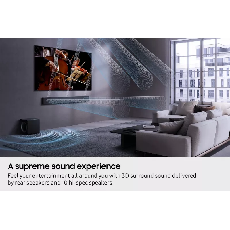 Samsung Q-series QS750F 5.1.2ch Soundbar with Subwoofer & Rear Speakers (2025)