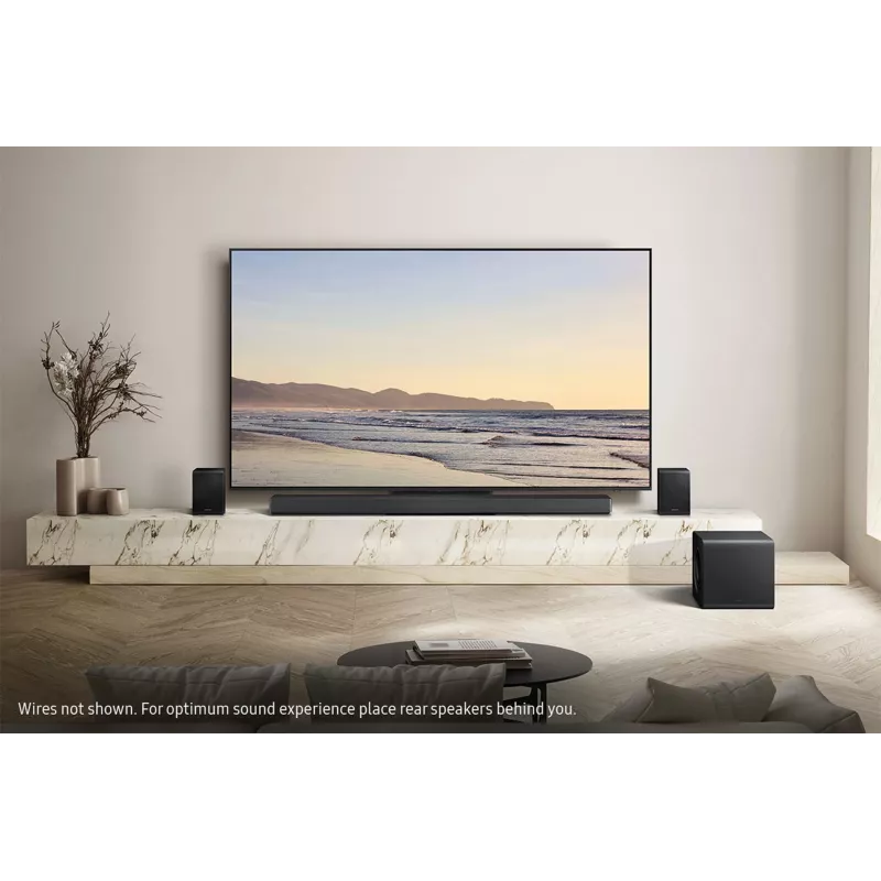 Samsung Q-series QS750F 5.1.2ch Soundbar with Subwoofer & Rear Speakers (2025)