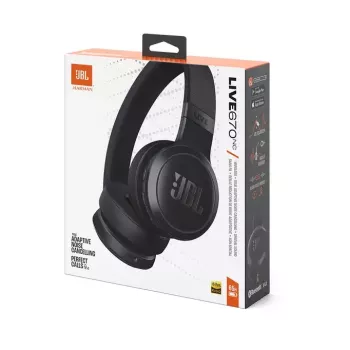 JBL Live 670NC Headset Wireless Head-band Calls/Music Bluetooth Black