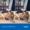 TP-LINK Tapo C250 | Pan/Tilt AI Home Security Wi-Fi Camera | PTZ | 8 MP | 4mm/F1.6 | H.265 | MicroSD Card up to 512 GB