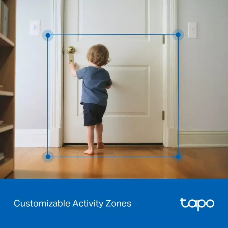 TP-LINK Tapo C250 | Pan/Tilt AI Home Security Wi-Fi Camera | PTZ | 8 MP | 4mm/F1.6 | H.265 | MicroSD Card up to 512 GB