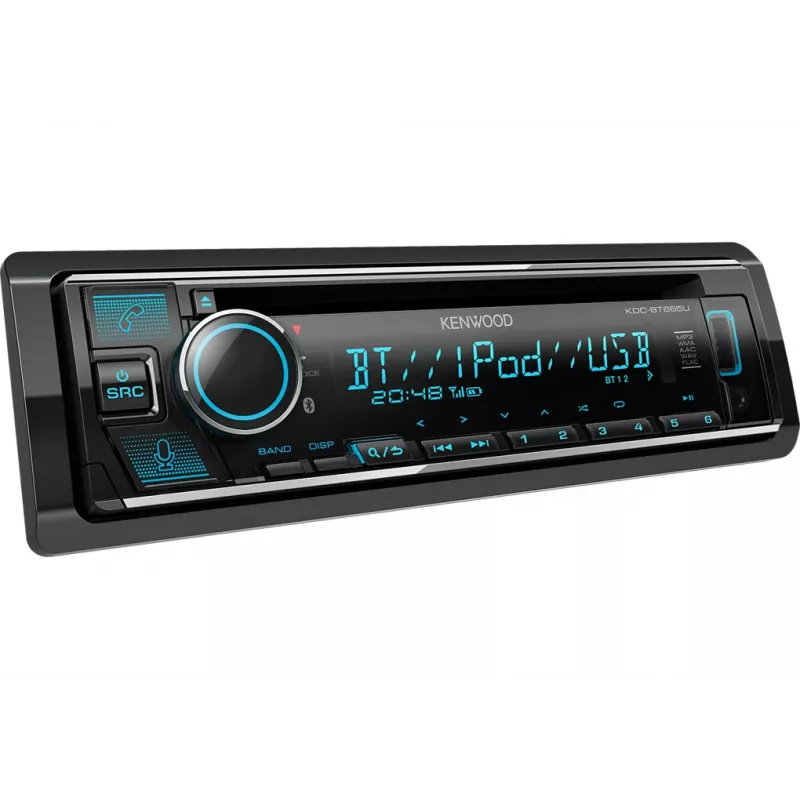 Kenwood KDC-BT665U car media receiver Black 200 W Bluetooth