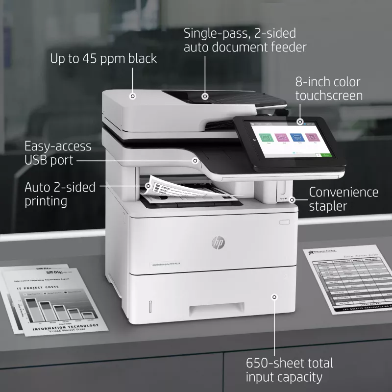 Multifunction Printer HP LaserJet Enterprise MFP M528f Laser Mono Printing