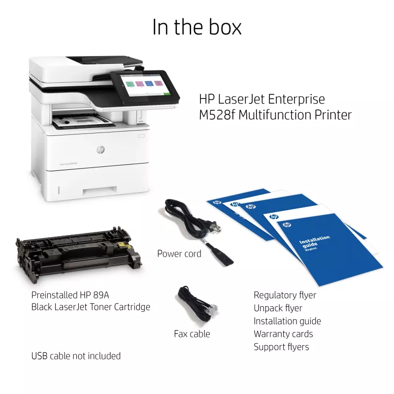 Multifunction Printer HP LaserJet Enterprise MFP M528f Laser Mono Printing