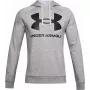 Hoodie Under Armour Rival Fleece Big Logo Grey — men's, model 1357093 011