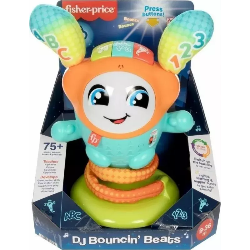 Interactive educational toy Fisher‑Price Dance DJ HND41 with music and lights