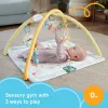Fisher-Price Sensimals Simply Senses Newborn Gym Baby Activity Mat with 6 Sensory Toys