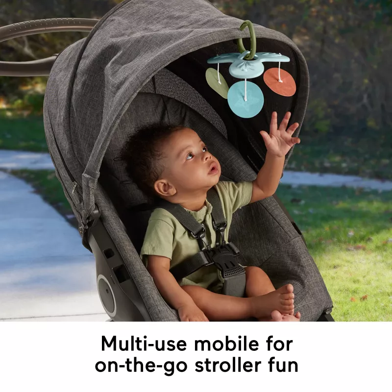 Fisher-Price Sensimals Simply Senses Newborn Gym Baby Activity Mat with 6 Sensory Toys