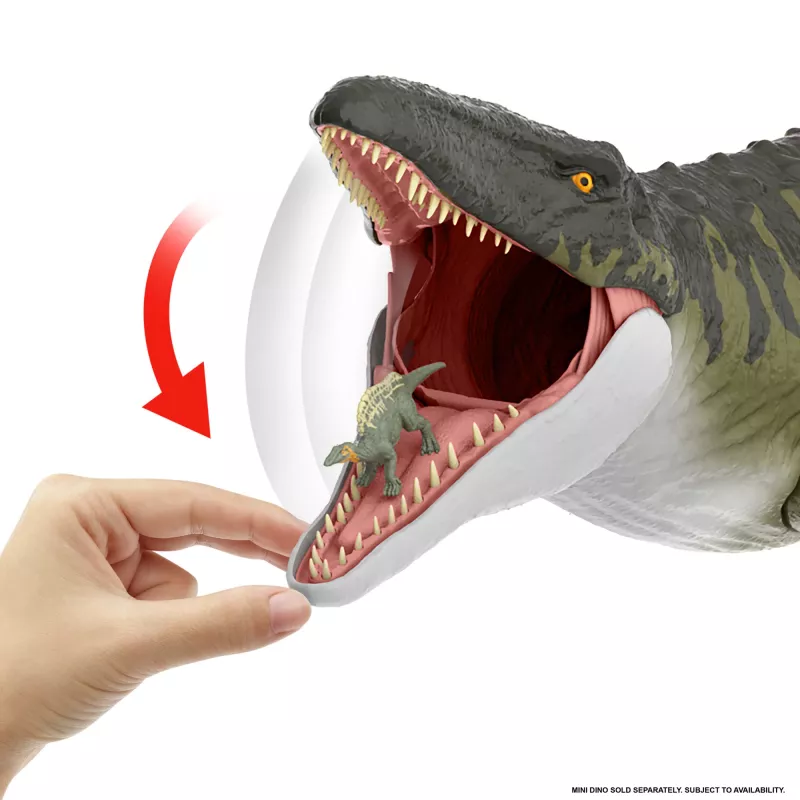Jurassic World Rebirth Super Colossal Mosasaurus Action Figure, Dinosaur Toy