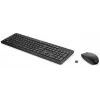 HP 235 Wireless Mouse and Keyboard Combo, Wireless, RF Wireless, Mechanical, QWERTY, Black, Mouse included