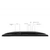 27 inch LED monitor Lenovo L27M-30, 1920×1080 Full HD, IPS, 6 ms, 250 cd/m², USB 3.2 hub, speakers, VESA, Silver/Black