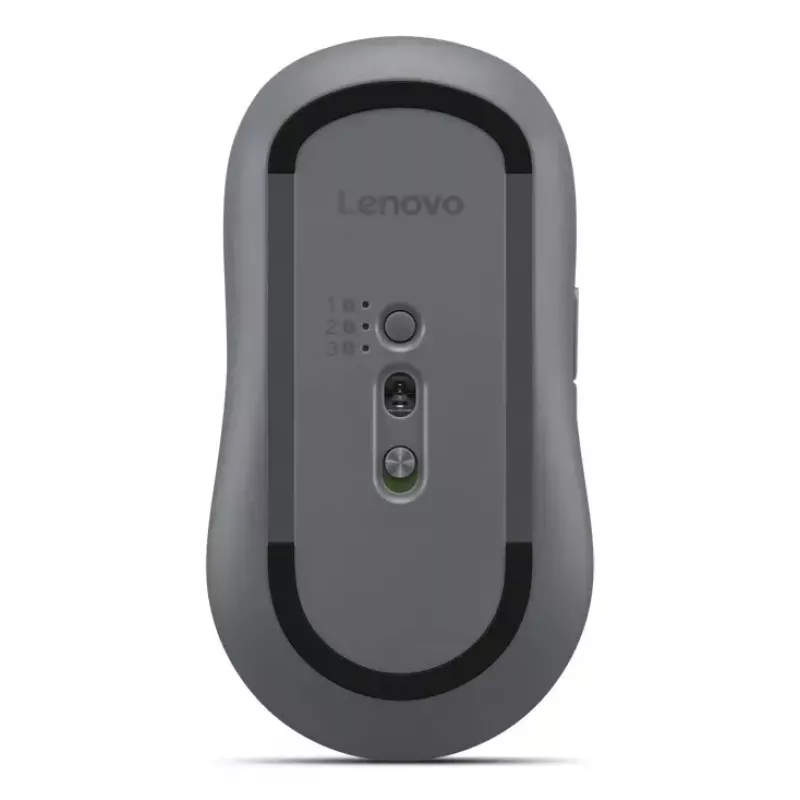 Wireless ambidextrous mouse Lenovo Yoga Office Bluetooth 5.3 Optical 4000 DPI, 8 buttons, grey, AA battery