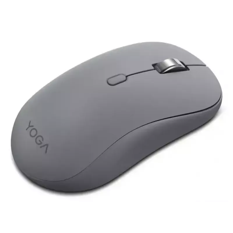 Wireless ambidextrous mouse Lenovo Yoga Office Bluetooth 5.3 Optical 4000 DPI, 8 buttons, grey, AA battery