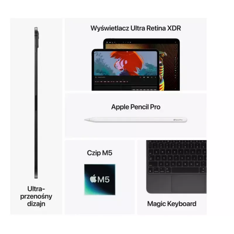 Tablet Apple iPad Pro 13 inch M5 16GB 1TB iPadOS