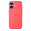 Silicone Case with MagSafe for Apple iPhone 17 — Bright Guava, fits 6.3 inch (16 cm) screen