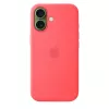 Silicone Case with MagSafe for Apple iPhone 17 — Bright Guava, fits 6.3 inch (16 cm) screen