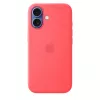 Silicone Case with MagSafe for Apple iPhone 17 — Bright Guava, fits 6.3 inch (16 cm) screen
