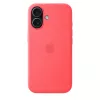 Silicone Case with MagSafe for Apple iPhone 17 — Bright Guava, fits 6.3 inch (16 cm) screen